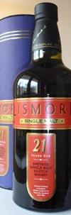WHISKY LISMORE  Speyside 21 år single malt  0,7 liter 43 pct